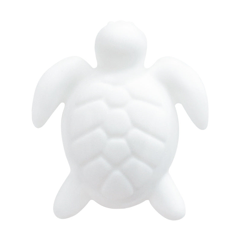 Wholesale 10pcs/pack Solid Color Animal Turtle Silicone Focus Beads